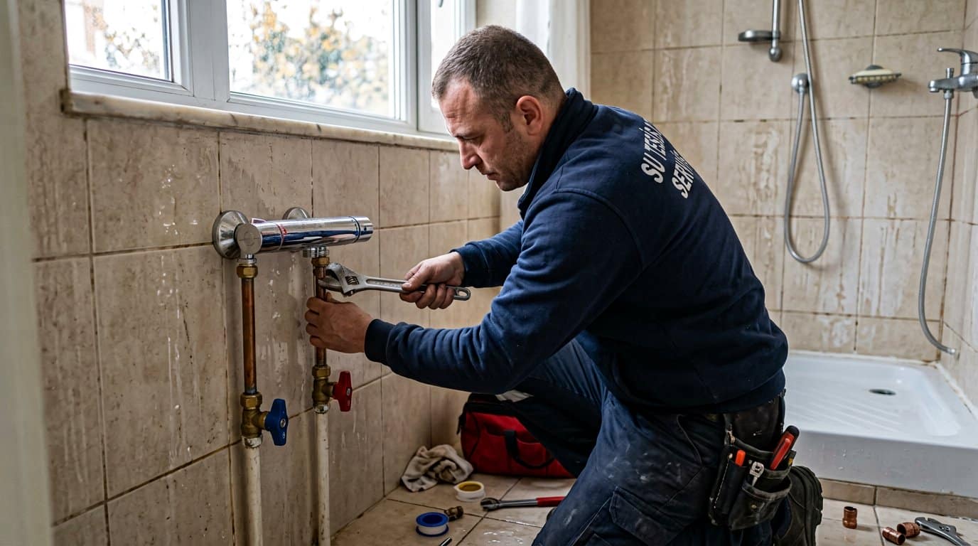 Duş Bataryası Bakımı tesisat servisi